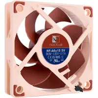 Noctua NF-A6x15 5V -kotelotuuletin, 60 x 60 x 15 mm, Beige/Ruskea