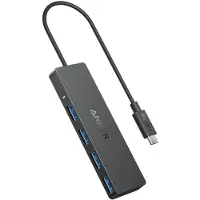 Anker USB-C Data Hub 4-in-1, 5Gbps, Musta