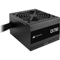 Corsair 750W CX Series CX750, ATX-virtalähde, 80 Plus Bronze, musta