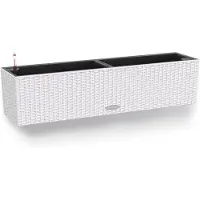 Lechuza kukkaruukku - Balconera cottage 80 - 79 x 19 x 19 cm - 12 L - Täydellinen paketti - Valkoinen