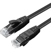 Microconnect Cat6 UTP RJ45 20m -verkkokaapeli, musta