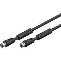 Alcasa electronik S-PAK10S coaxial cable 10 m Black (S-PAK10S)