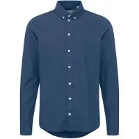 Casual Friday Cfanton Ls Bd Fil A Fil Shirt - Blue - S