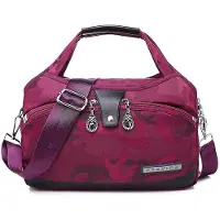 Hobby Hall Vedenpitävä käsilaukku, Camouflage Rose red