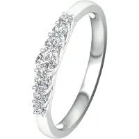 Lykken Elegance cathedral sivukivellinen timanttisormus 0,33 ct-160