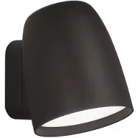 Bover Led ulkoseinävalaisin Nut, himmennettävä, Alumiini/harmaa/sinkki, Alumiini, Design