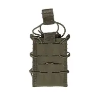 Mil-Tec Open Top Flex Magazine Pouch 5.56/7.62 (Color: Olive)