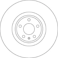 TRW Jarrulevy DF6729S, 1 Kappale