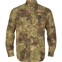 Härkila Men's Deer Stalker Camo LS Shirt Axis Msp Forest Pitkähihaiset kauluspaidat M