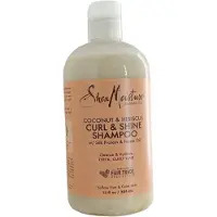 Shea Moisture , Kaarteleva & Shining Shampoo, Paksu, Kääritty Hiusten, Kookos & Hibiskus, 13 fl oz (384 ml)