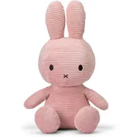 Bon Ton Toys Miffy ECO Corduroy 70 Cm Pink Pink 70 cm Vaaleanpunainen 70 cm Pojat, Tytöt