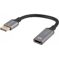 Lanberg DisplayPort to HDMI Adapterikaapeli 4K Musta - 0,2m
