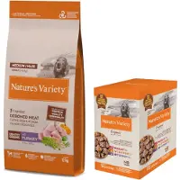 Nature´s Variety 2x12kg Healthy Grains Medium/Maxi Adult kalkkuna Nature's Variety koiran kuivaruoka