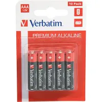 Verbatim – Alkaline Battery AAA 10 Pack / LR03 (49874)