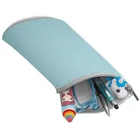 Wedo 242 72071, Pehmeä lyijykynäkotelo, Tekonahka, Antrasiitti, Yksivärinen, Vetoketju, 230 mm (24272071)