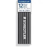 Staedtler Lumocolor 218, Musta, 3 mm, 70 mm, 12 kpl (218-9)