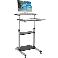Techly ICA-TB TPM-3, Musta, Hopea, 938 - 1378 mm, Suorakaiteen muotoinen, Terästä, 700 mm, 400 mm (ICA-TB-TPM-3)