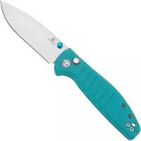 Bestech Bestechman Goodboy Jr BMK10B D2, Blue G10 pocket knife, Keanu design