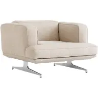 &tradition Inland AV21 nojatuoli Clay 0011-polished aluminium