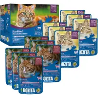 Bozita 12x85g Chunks in Jelly Sterilised lihalajitelma kissan märkäruoka