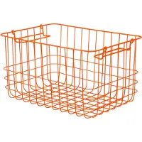 Mette Ditmer - STORE-IT metallkorg 37x26x20 cm orange
