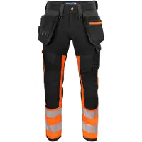 Projob 6540 Housut En Iso 20471 Luokka 1 - Orange/Black - D100