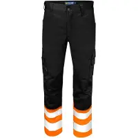 Projob 6537 Stretchhousut En Iso 20471 Luokka 1 - Orange/Black - C48/148