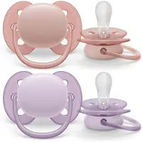 Philips Ultra Soft 0–6 kk Boy Baby Pink & Purple -väriset Tutit – 2 kpl