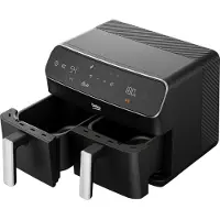 Beko Monitoiminen ilmakypsennin - - FRL5388B - 2400 W - 8,5 L 2 kg ranskalaisia perunoita varten - 2 säiliötä (2x 4,5 L) - Musta
