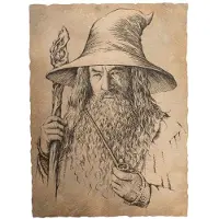 Weta Workshop The - Portrait of Gandalf The Grey Statue Art Print