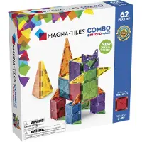 Magna-Tiles Micro MAGS Rakennuspalikoita 62 Kpl Multi Multi-3-6 Y Valkoinen One Size 3+ Years Pojat, Tytöt
