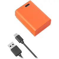 SmallRig 4967 EN-EL25 USB-C ladattava kamera-akku, oranssi