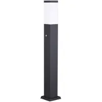 G&L Polkuvalaisin 400166142, V2A, anturivalaisin, antrasiitti, 2 pistorasiaa himmennettävä, Musta, Ruostumaton teräs