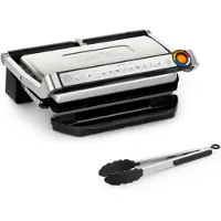 Tefal OptiGrill+ XL, Älykäs grilli, 9 automaattista ohjelmaa, Täydelliset tulokset, Kypsennysindikaattori, GC728D10