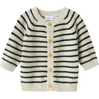 Name it Nbmmast Ls Knit Card Noos - Cream - 80