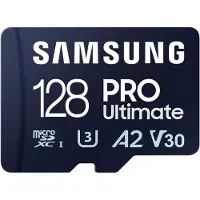 Samsung PRO Ultimate 128 Gt micro SD -muistikortti + USB-lukija