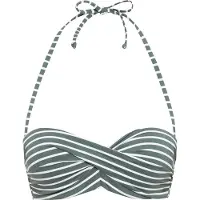 s.Oliver Bikinitoppi khaki / valkoinen
