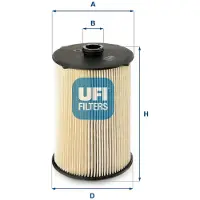 Ufi Polttoainesuodatin 26.043.00