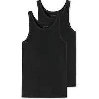 Schiesser Singlet - Black - XXXXL