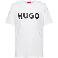 HUGO for man. 50467556 T-shirt Dulivio white (XXL), Casual, Cotton, Short sleeve, Sustainable
