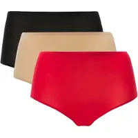 Chantelle Soft Stretch 3 Pack Shorty - Pink - ONE SIZE