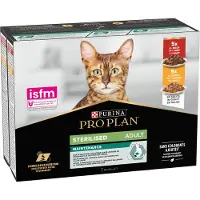 Purina 10x85g Cat Sterilised Maintenance nauta & kalkkuna PURINA kissalle