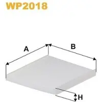 WIX FILTERS Suodatin, sisäilma WP2018