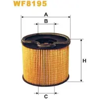 WIX FILTERS Polttoainesuodatin WF8195