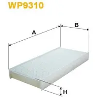 WIX FILTERS Suodatin, sisäilma WP9310