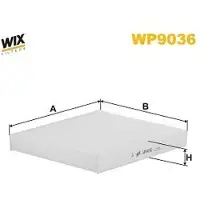 WIX FILTERS Suodatin, sisäilma WP9036