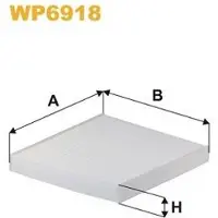 WIX FILTERS Suodatin, sisäilma WP6918