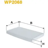 WIX FILTERS Suodatin, sisäilma WP2068