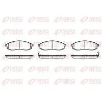 REMSA Jarrupalat Etu, 0598.02 - Mitsubishi - L-200. Nissan - Maxima