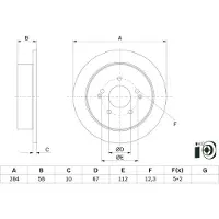 Bosch Jarrulevy (1kpl) 0 986 479 H16